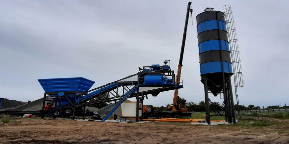 Mobile Concrete Batching Plant